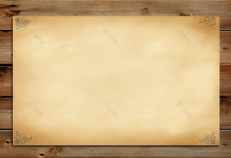 木材背景的旧空白纸羊皮纸,高清,摄影图,摄影图片,图片大全,摄影图免费下载